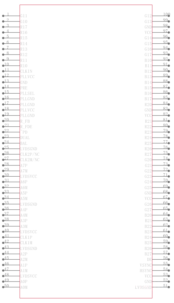 DS90C387AVJD引脚图
