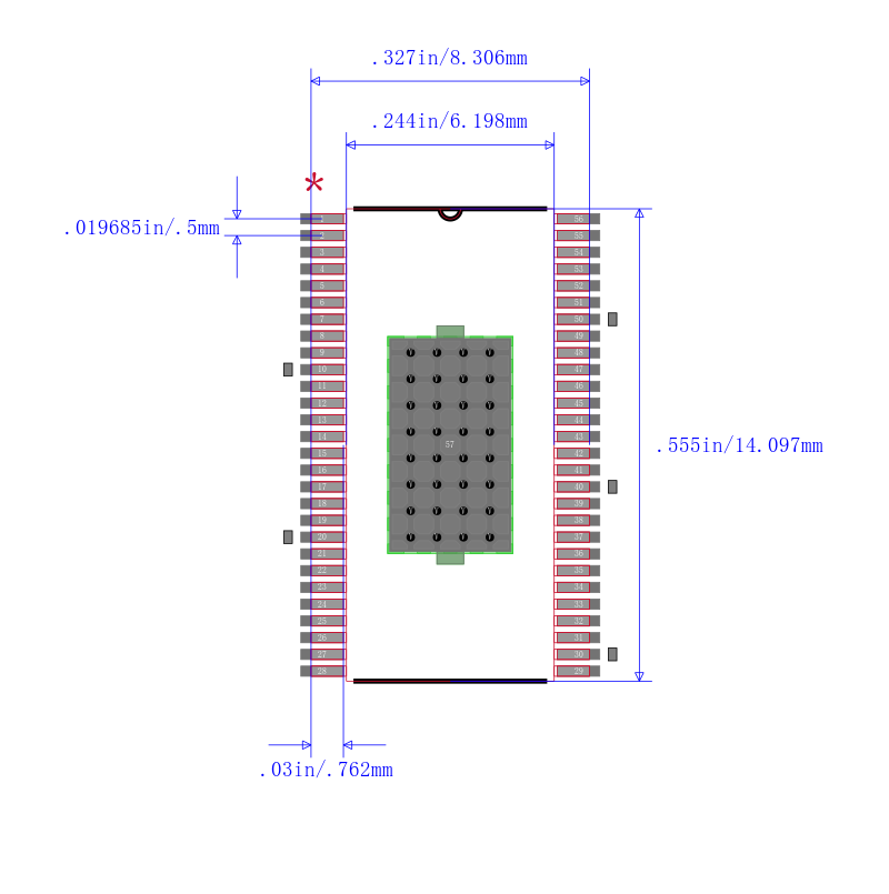 DRV8302DCAR封装图