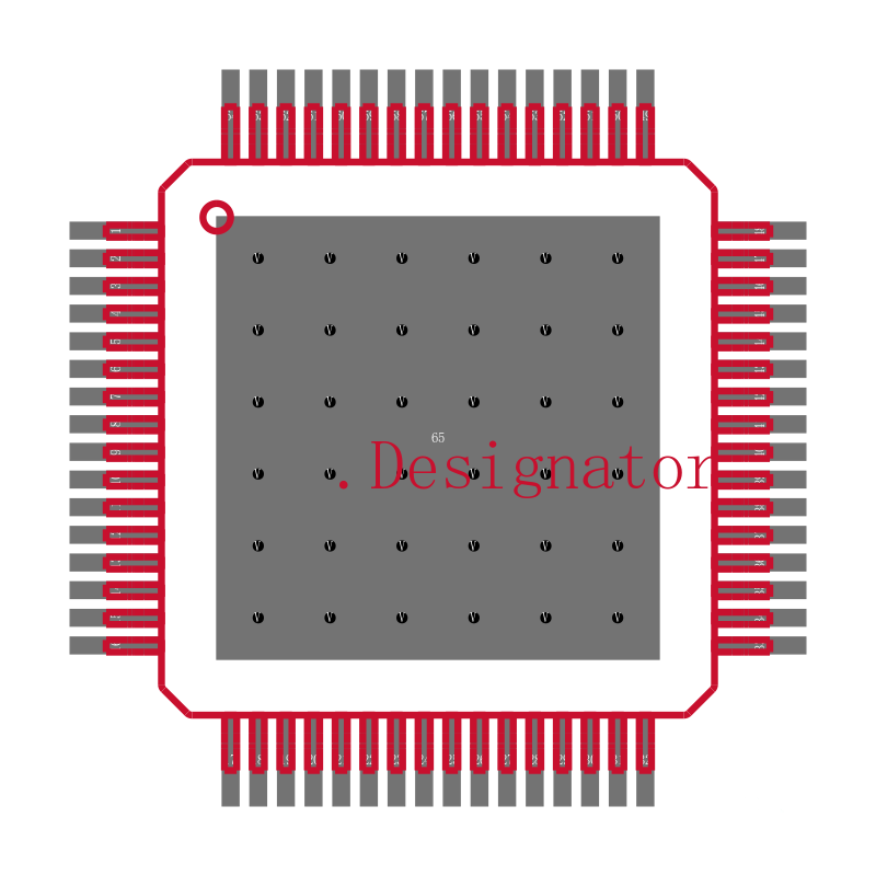 DRV3201QPAPQ1封装焊盘图