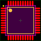 DSPIC33FJ64GP804-I/PT封装焊盘图