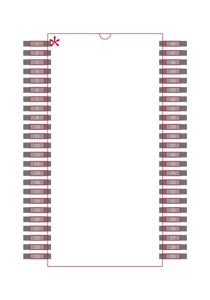 AD5583YRV-REEL封装焊盘图