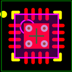 AD5696RBCPZ-RL7封装焊盘图