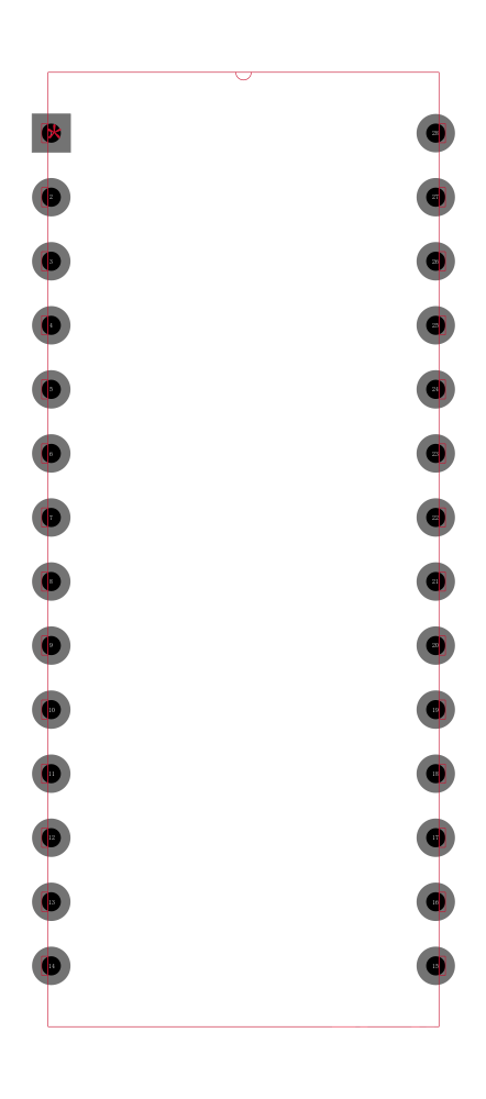 AD667BD封装焊盘图