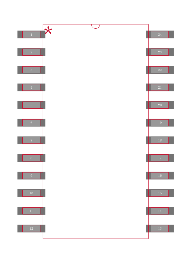 AD7572AJRZ10封装焊盘图