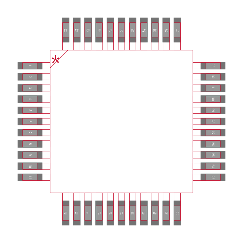 AD7864ASZ-1REEL封装焊盘图