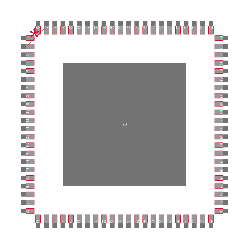 AD9144BCPZRL封装焊盘图