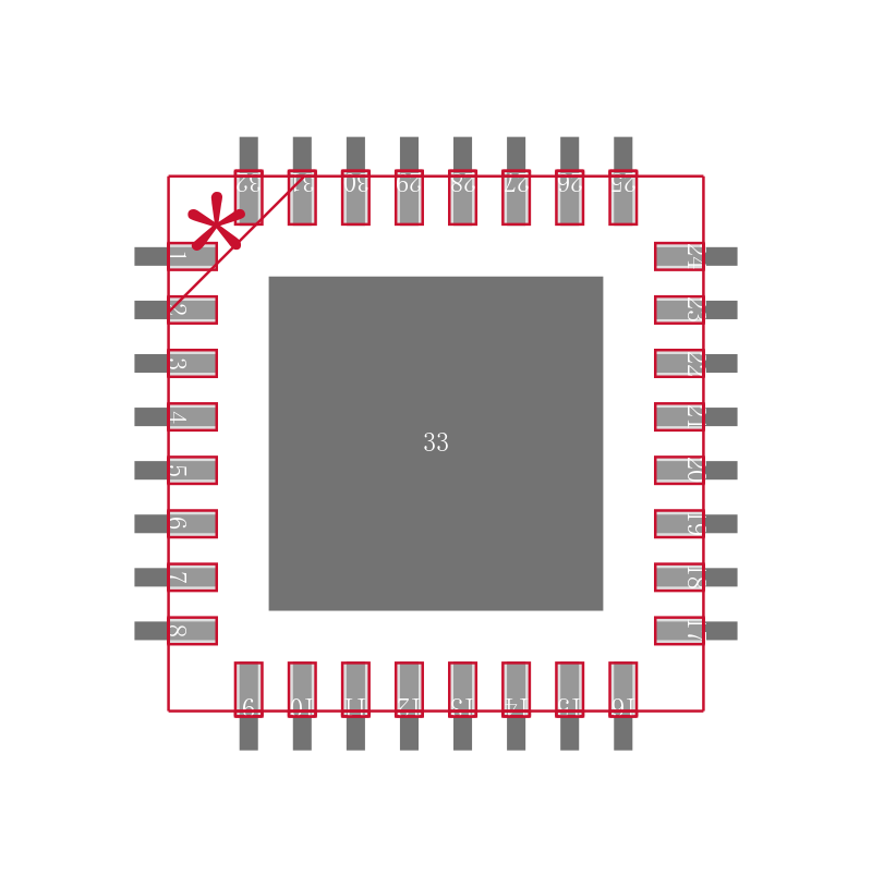 AD9237BCPZRL7-40封装焊盘图