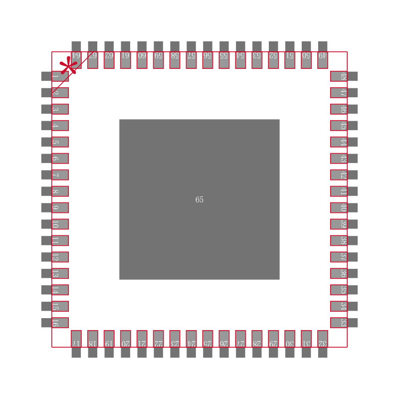 AD9248BCPZRL-40封装焊盘图