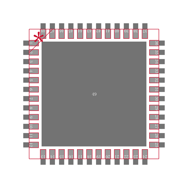 AD9255BCPZRL7-125封装焊盘图