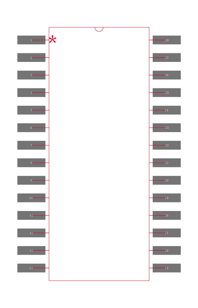 ADS800U/1K封装焊盘图