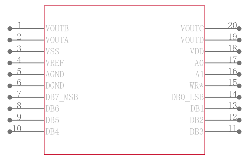 AD7226KRZ-REEL引脚图