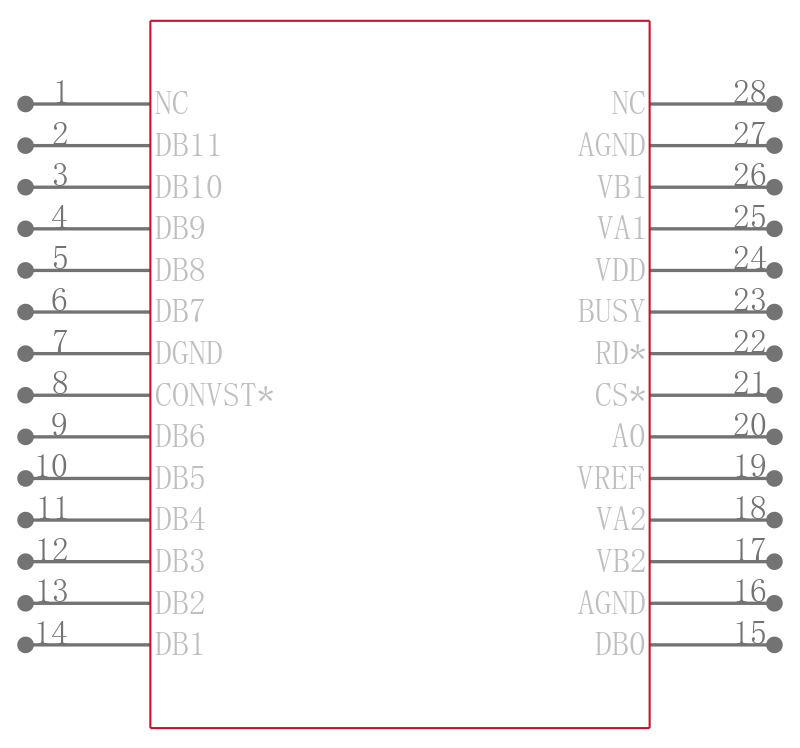 AD7862AR-10引脚图