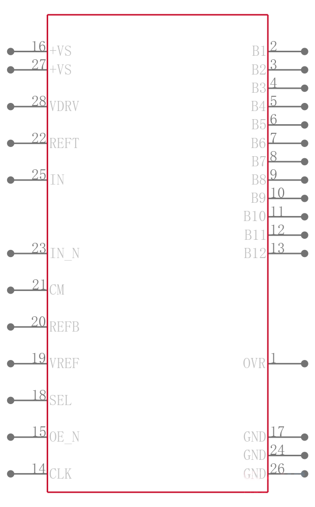 ADS804E/1K引脚图
