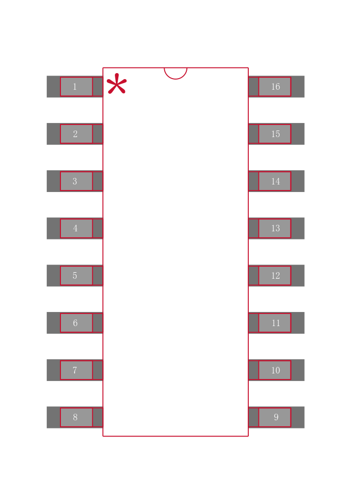 DG413DYZ封装焊盘图