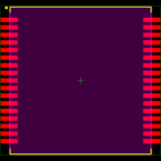 DS1644P-120+封装焊盘图