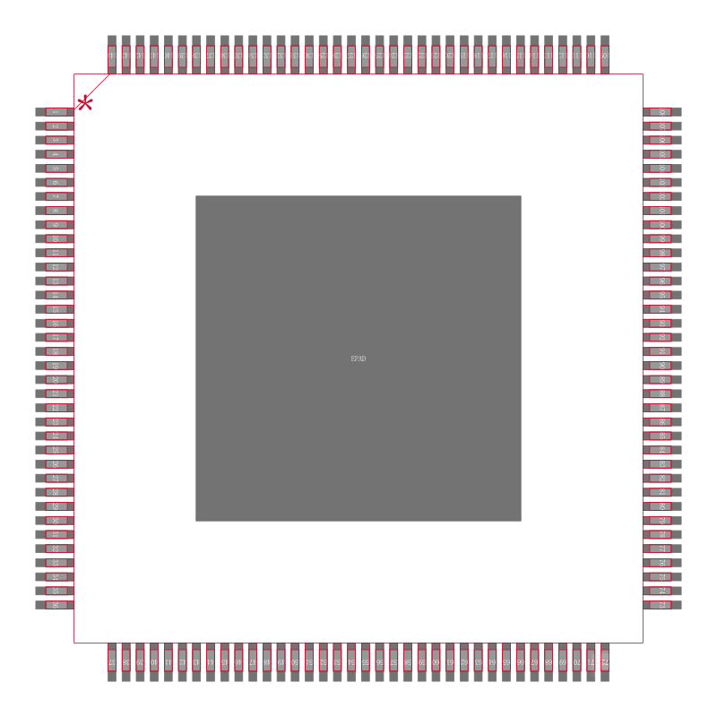 DS26303LN-120+封装焊盘图