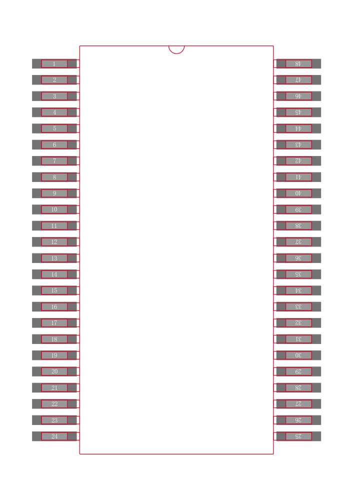 DS89C386TMEAX/NOPB封装焊盘图