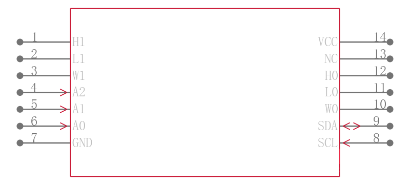 DS1803E-100+引脚图