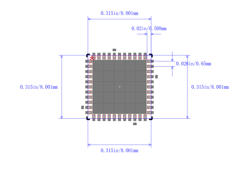 DSPIC33FJ128GP804-I/ML封装图