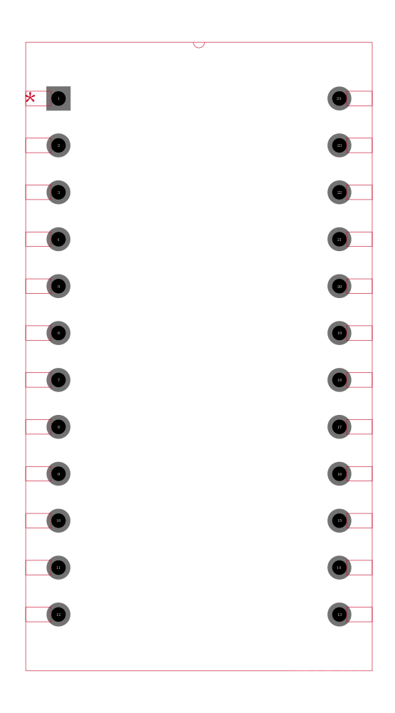 DS1687-3IND封装焊盘图