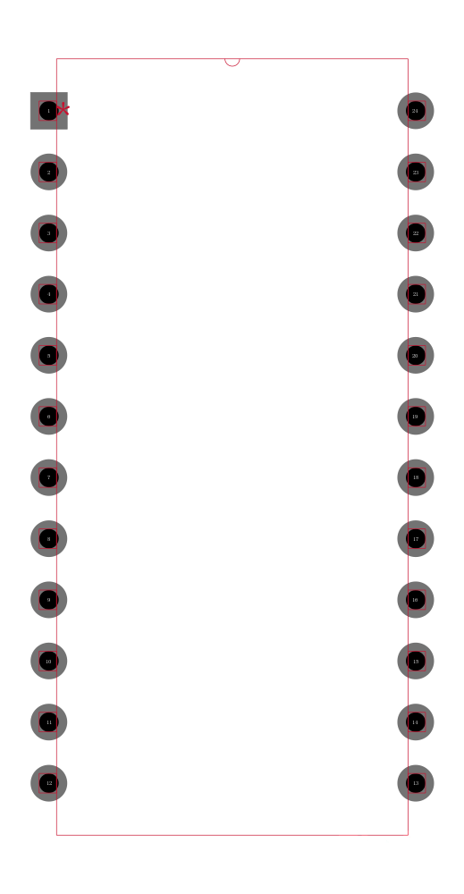 DS17285-5封装焊盘图
