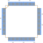 DSPIC33FJ64GP310-I/PT封装焊盘图