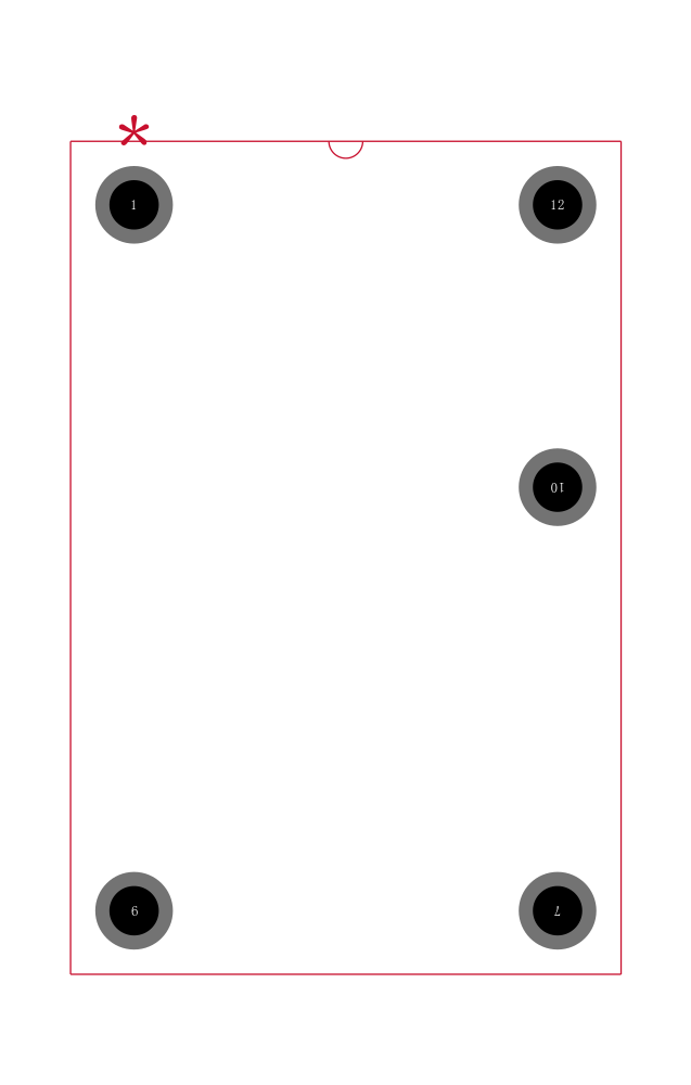 DS1E-M-DC3V封装焊盘图