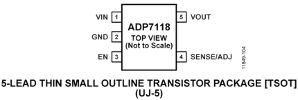 ADP7118ARDZ-2.5电路图