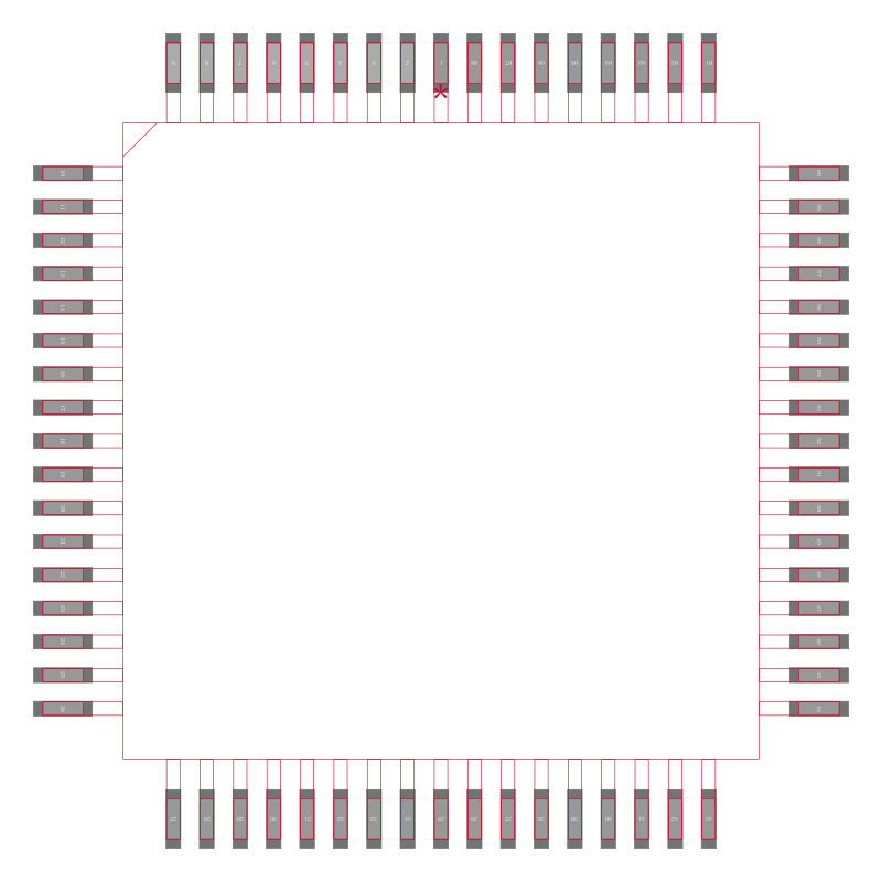 AD10242/PCB封装焊盘图
