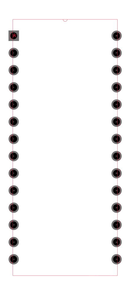 AD664SD-UNI/883B封装焊盘图