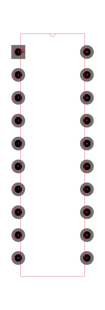 AD977ACNZ封装焊盘图
