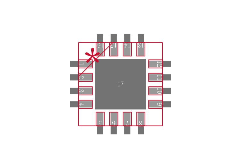ADP322ACPZ-155-R7封装焊盘图