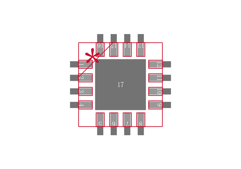 ADP322ACPZ-175-R7封装焊盘图