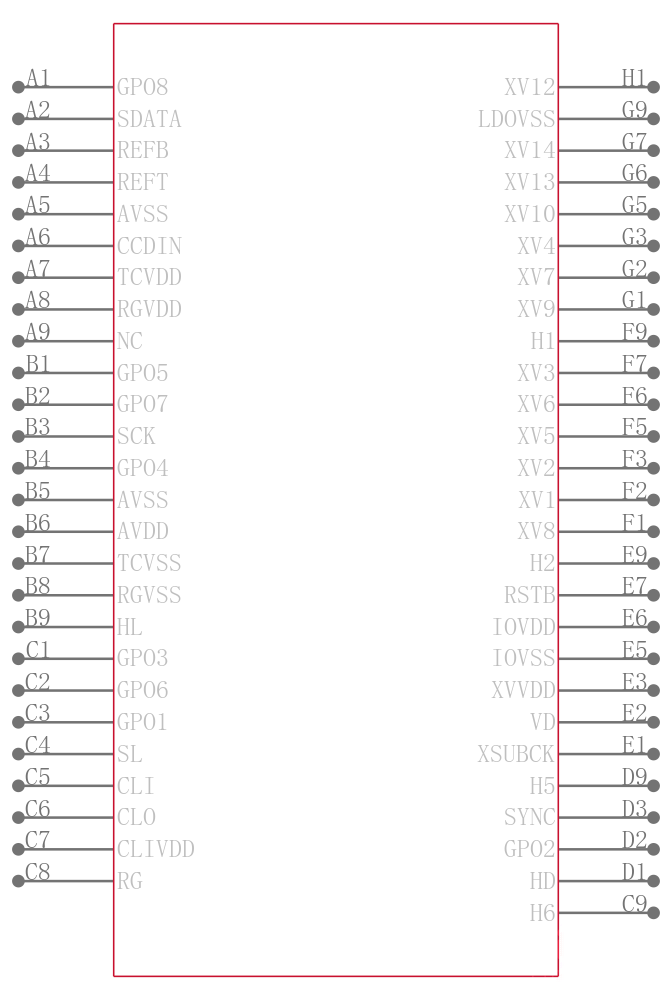 AD9992BBCZ引脚图