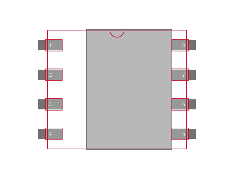 DMTH4004SPS-13封装焊盘图
