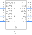 DRV8847PWPR引脚图