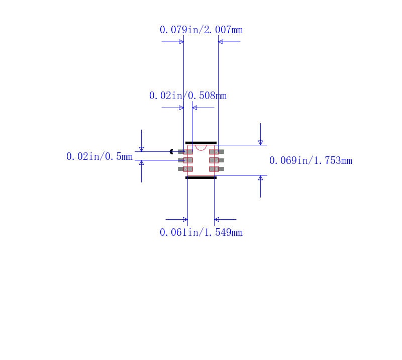 ECMF02-2AMX6封装图