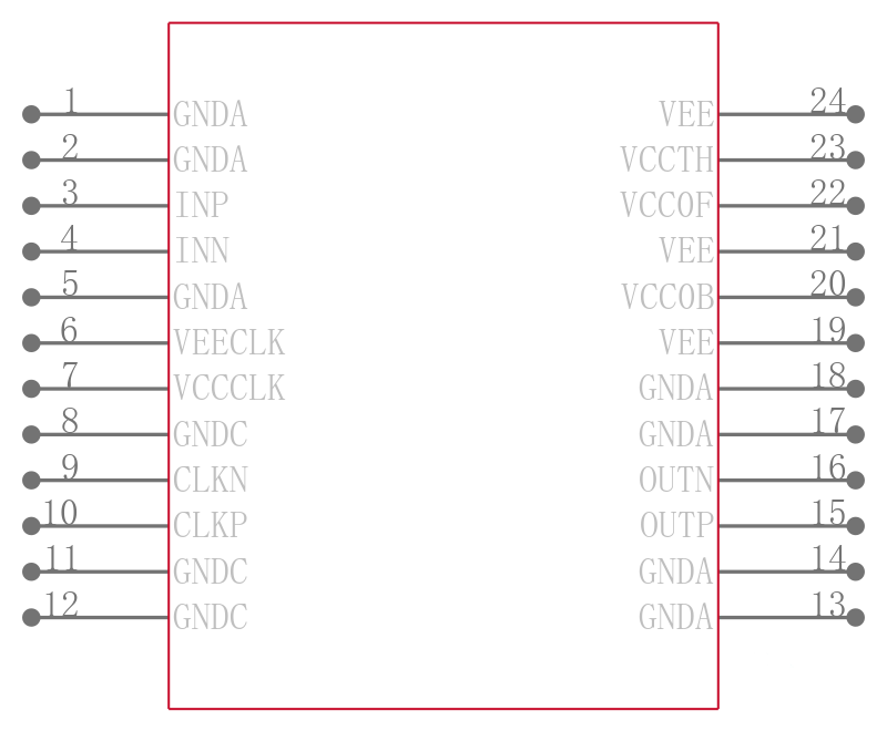 EVAL01-HMC760LC4B引脚图