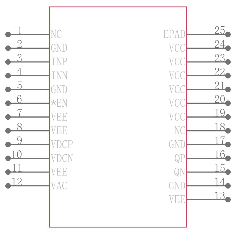 EVAL01-HMC911LC4B引脚图