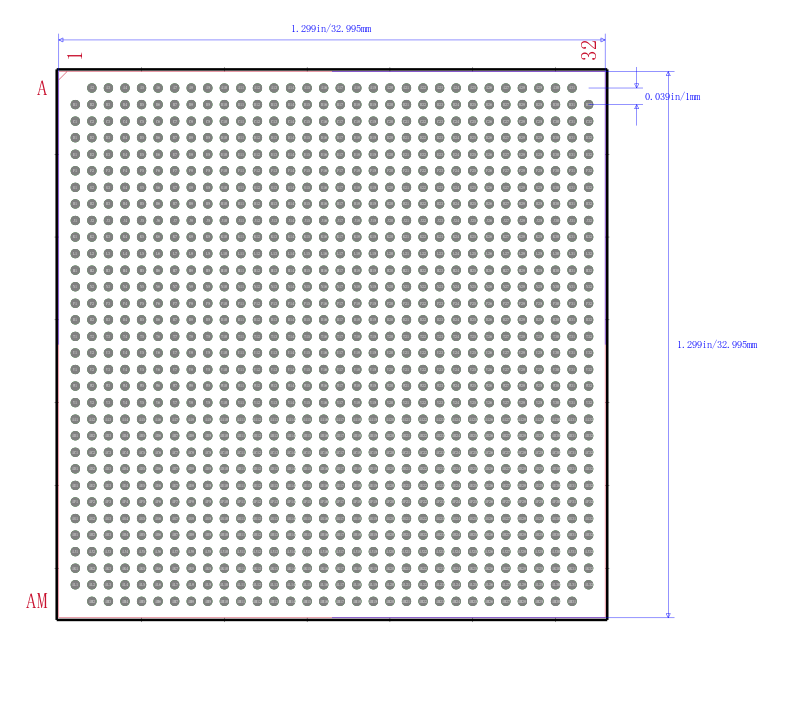 EP1S60F1020I6封装图