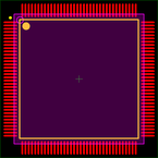 EPM570T144C4N封装焊盘图