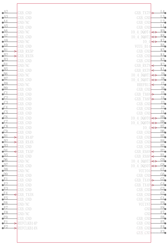 EP1SGX40DF1020C6引脚图