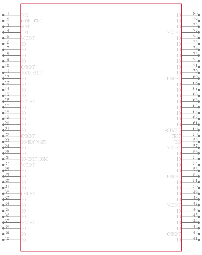 EPF10K30AQI240-3引脚图