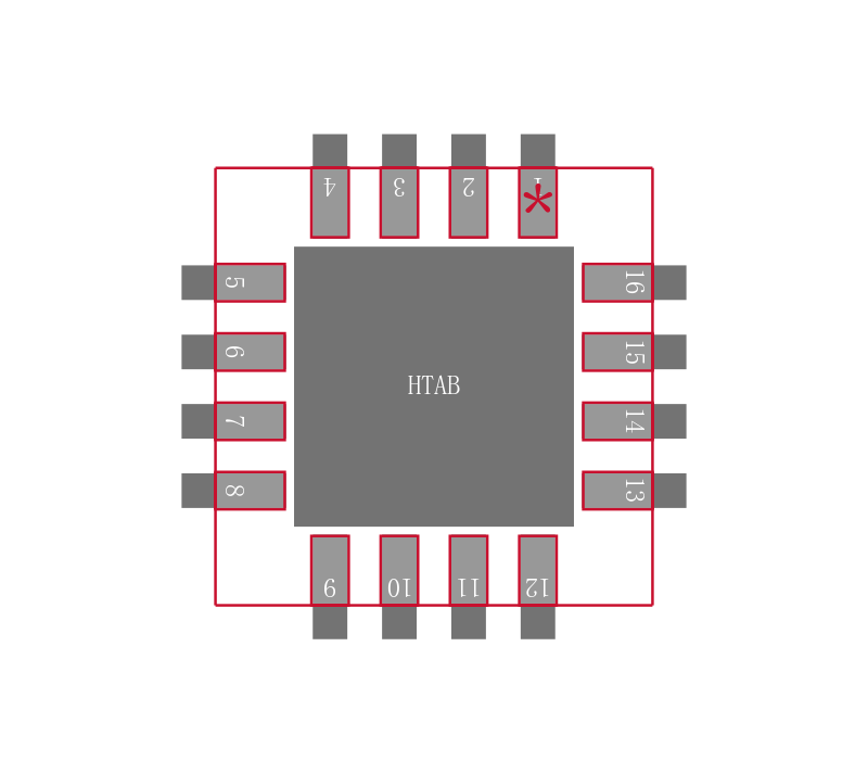 ADP1851ACPZ-R7封装焊盘图