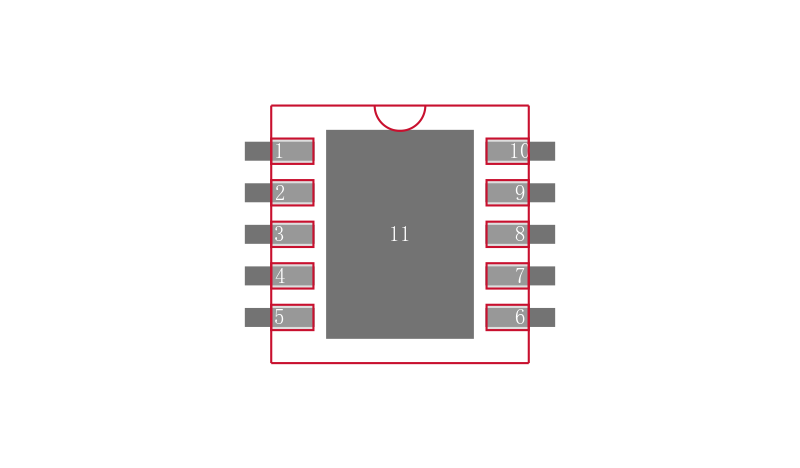 ADP1870ACPZ-0.3-R7封装焊盘图