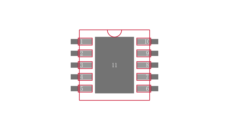 ADP2119ACPZ-1.2-R7封装焊盘图