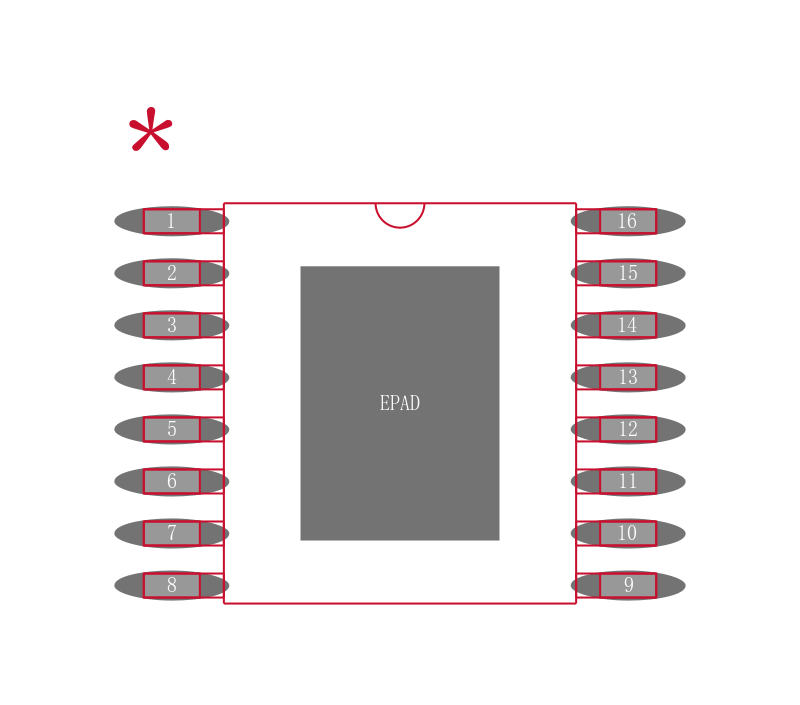 ADP2381AREZ-R7封装焊盘图