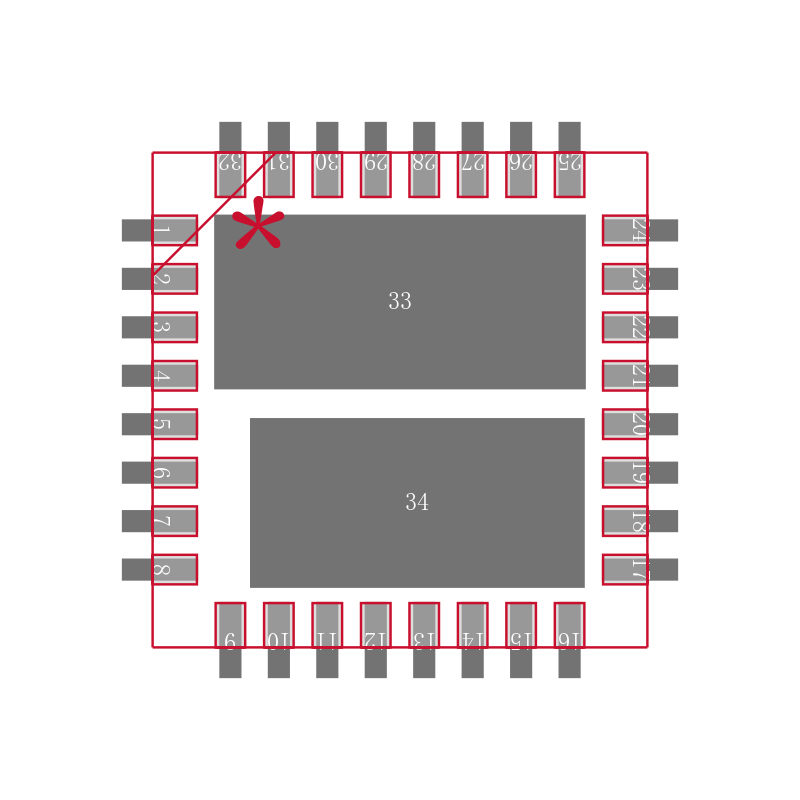 ADP2389ACPZ-R7封装焊盘图