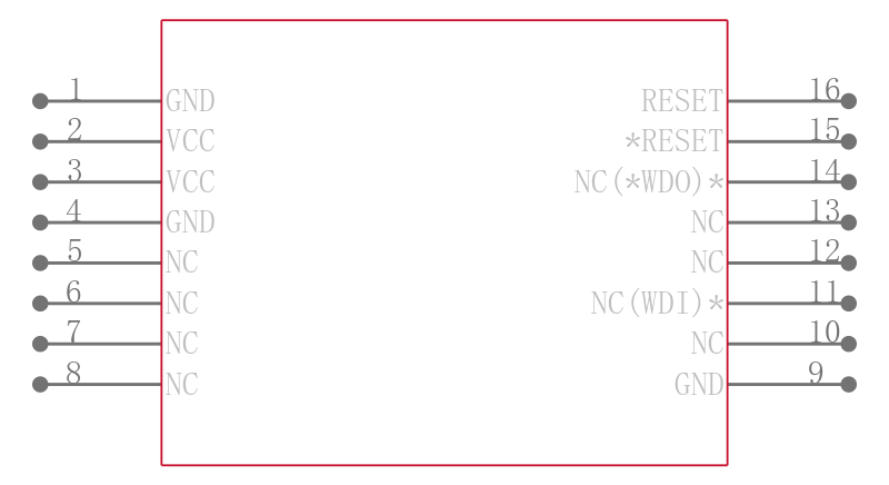 ADM698AR-REEL引脚图