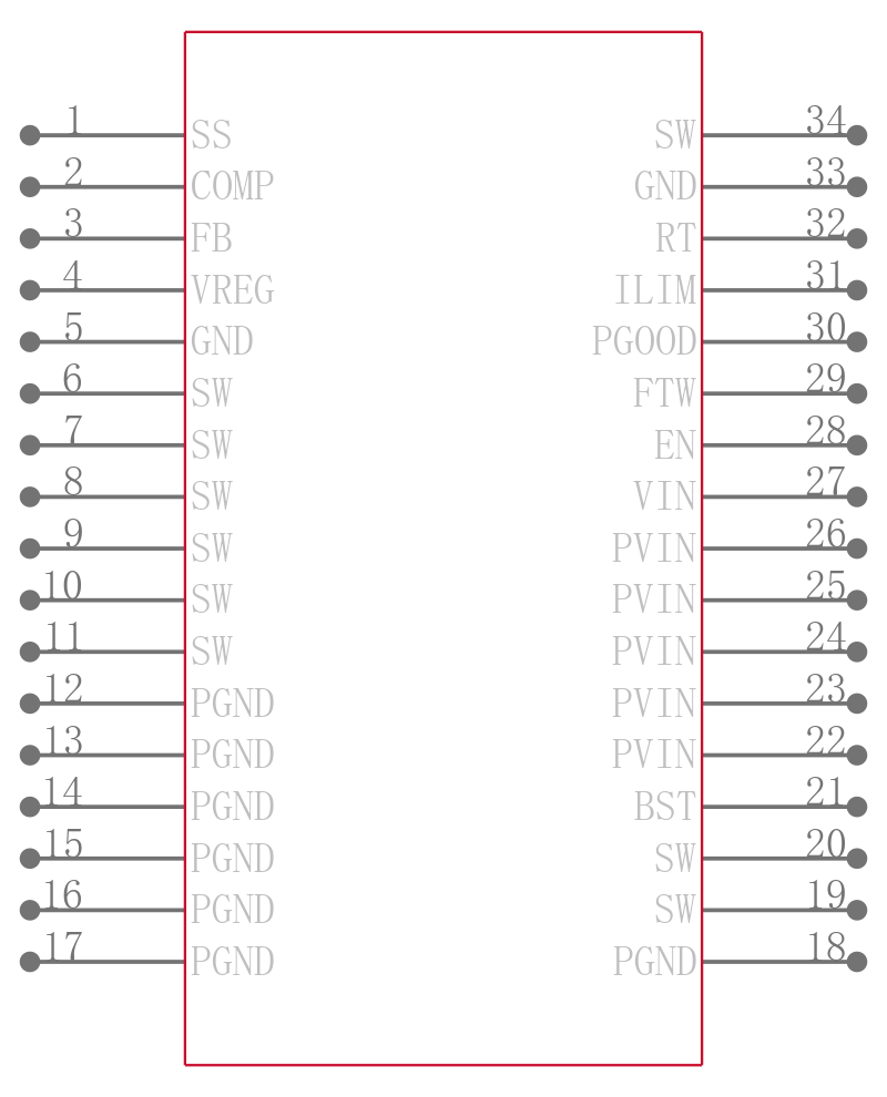 ADP2389ACPZ-R7引脚图